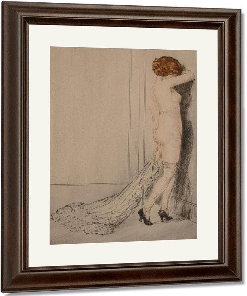 Flirtation Circa 1914 By Louis Icart Fine Art Print