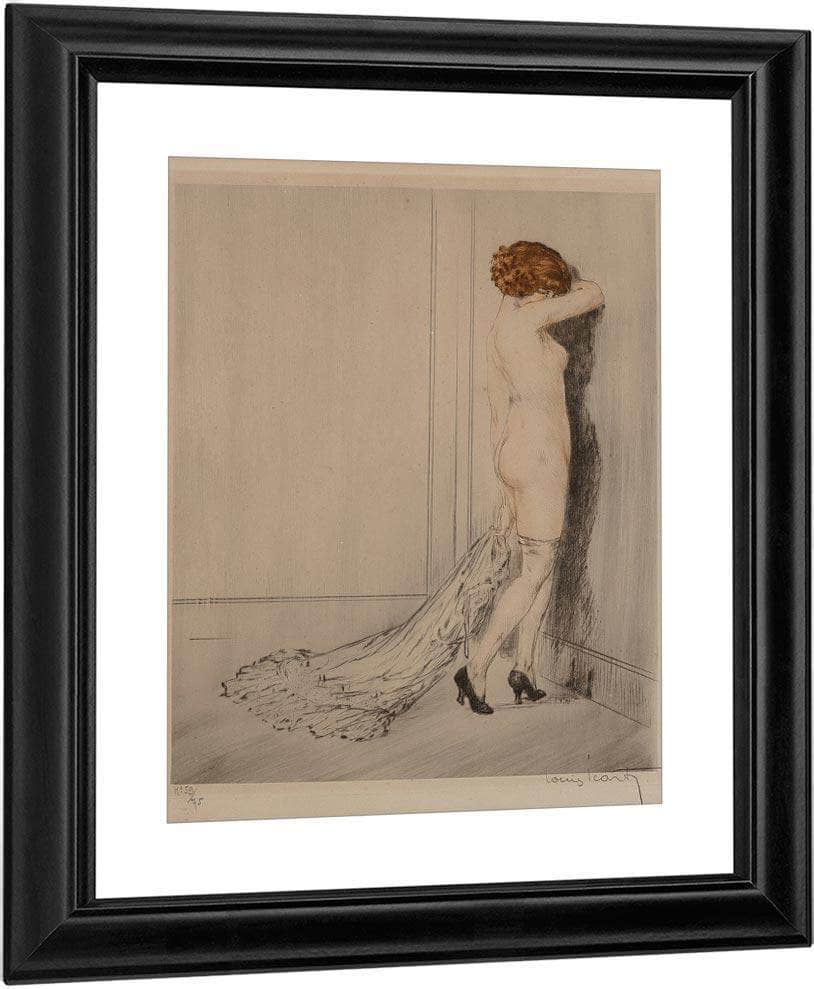 Flirtation Circa 1914 By Louis Icart Fine Art Print