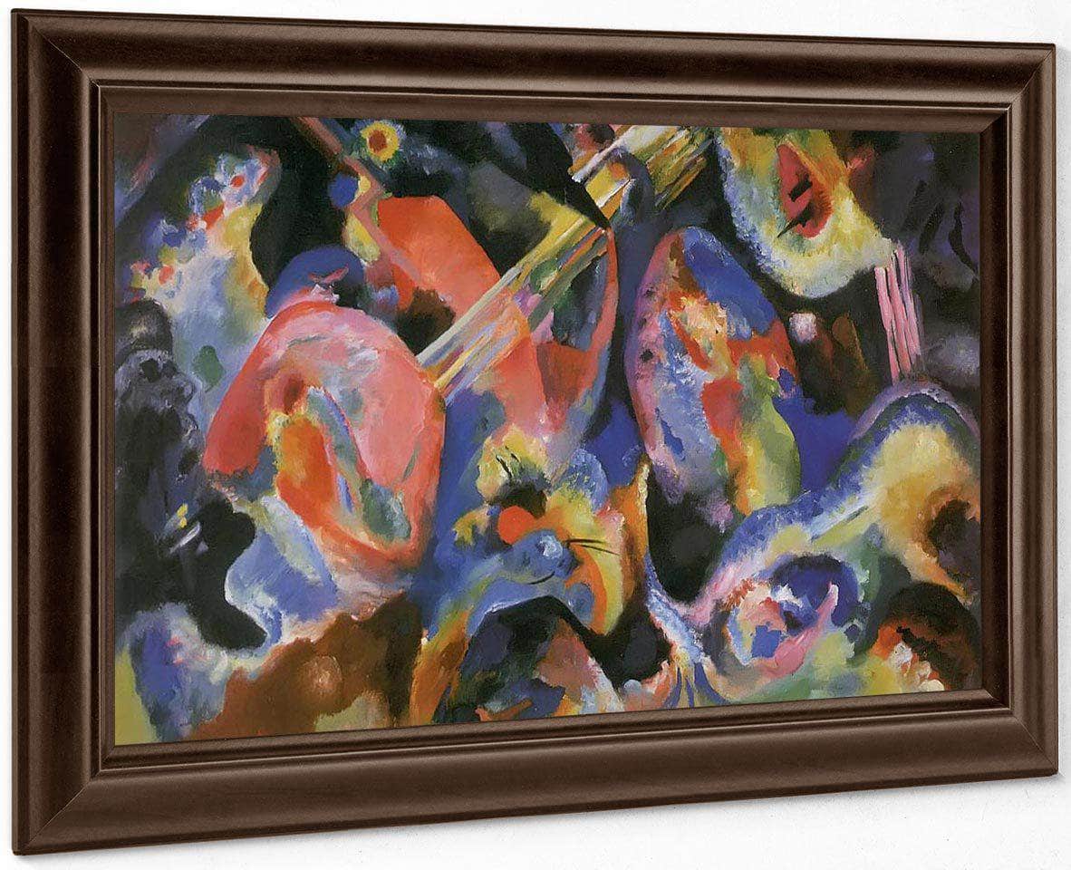 Flood Improvisation By Wassily Kandinsky Fine Art Print