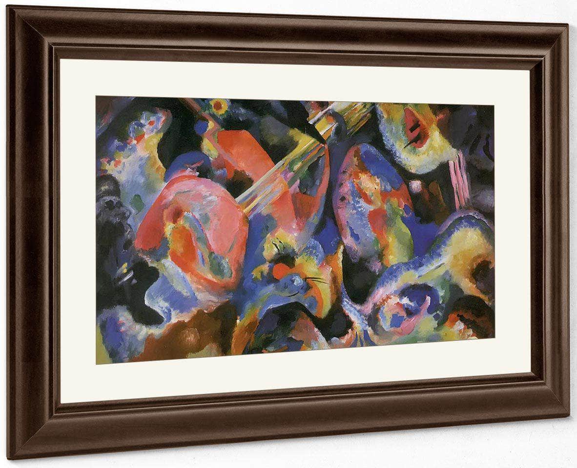 Flood Improvisation By Wassily Kandinsky Fine Art Print