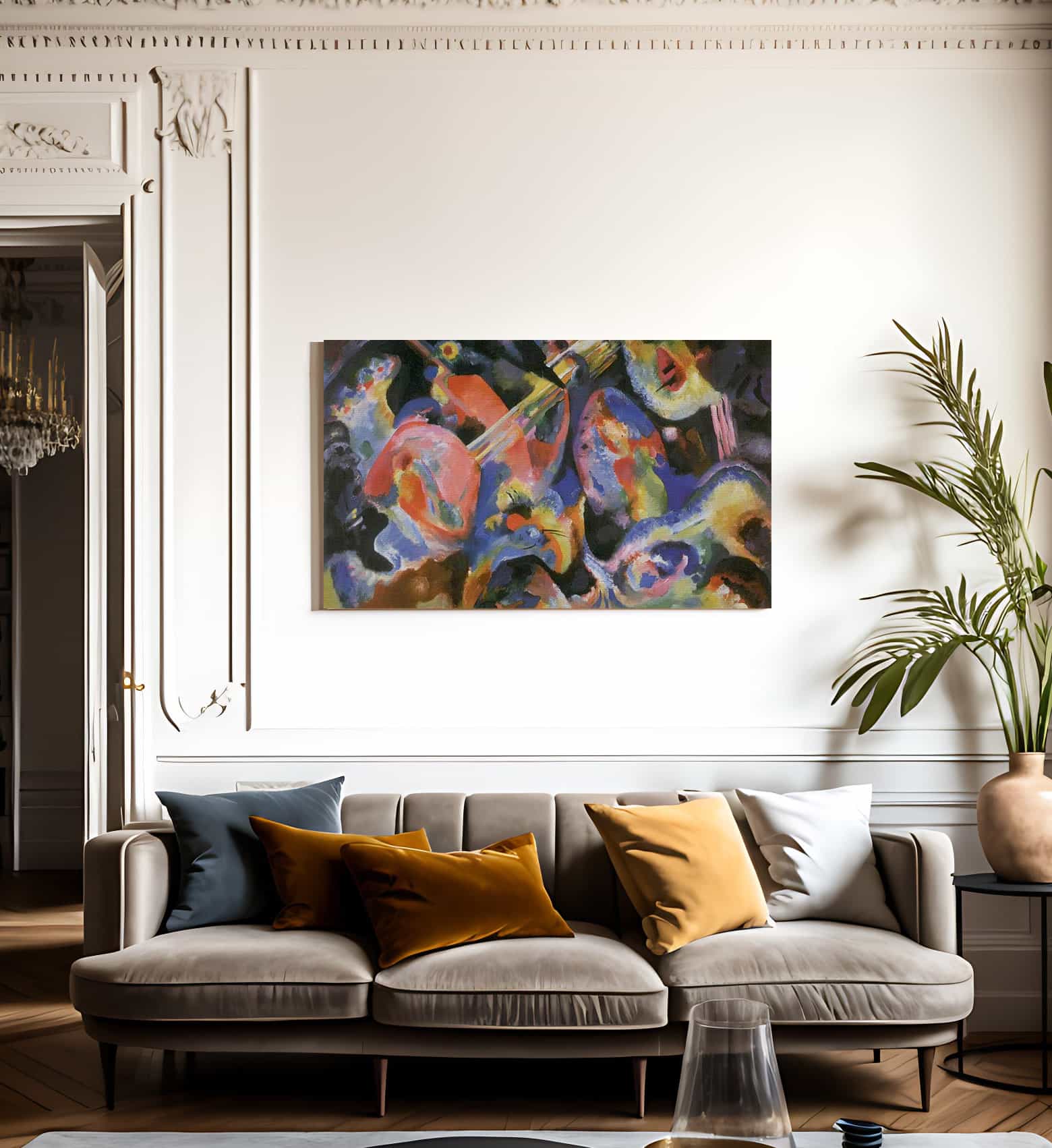 Flood Improvisation By Wassily Kandinsky Fine Art Print