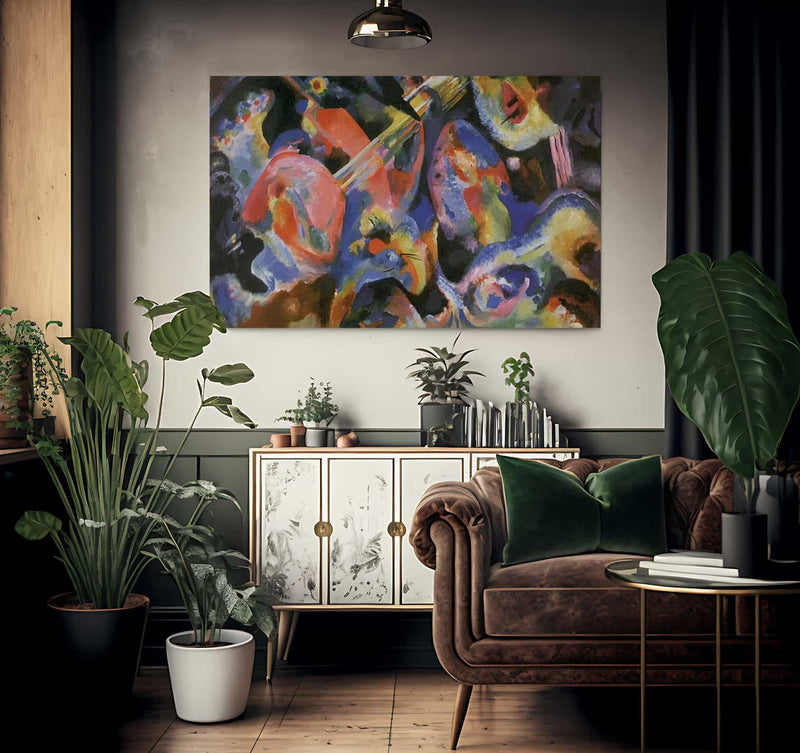 Flood Improvisation By Wassily Kandinsky Fine Art Print