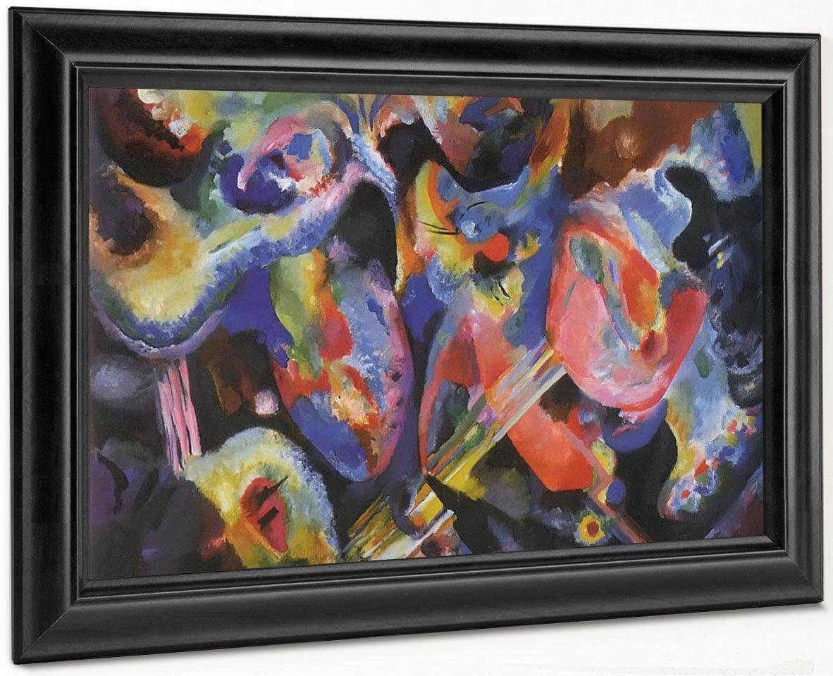 Flood Improvsiation 1913 By Wassily Kandinsky Fine Art Print