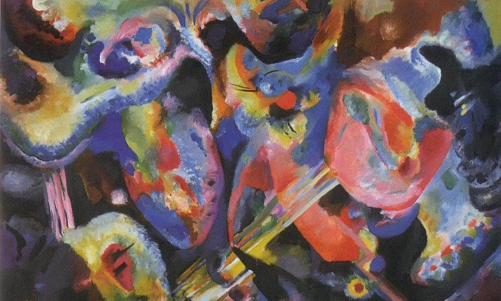 Flood Improvsiation 1913 By Wassily Kandinsky Fine Art Print