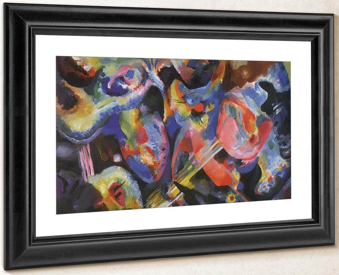 Flood Improvsiation 1913 By Wassily Kandinsky Fine Art Print