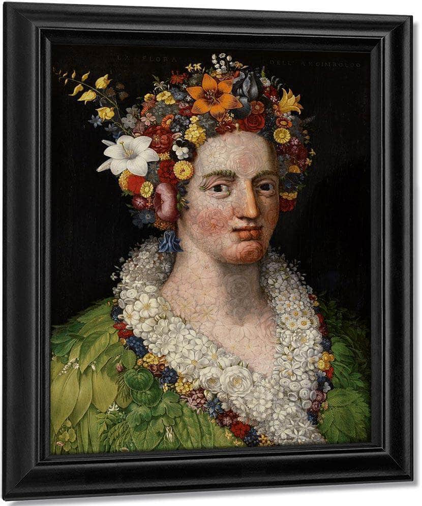 Flora 1589 By Giuseppe Arcimboldo Fine Art Print