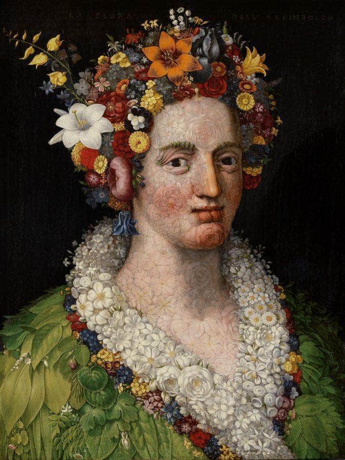 Flora 1589 By Giuseppe Arcimboldo Fine Art Print