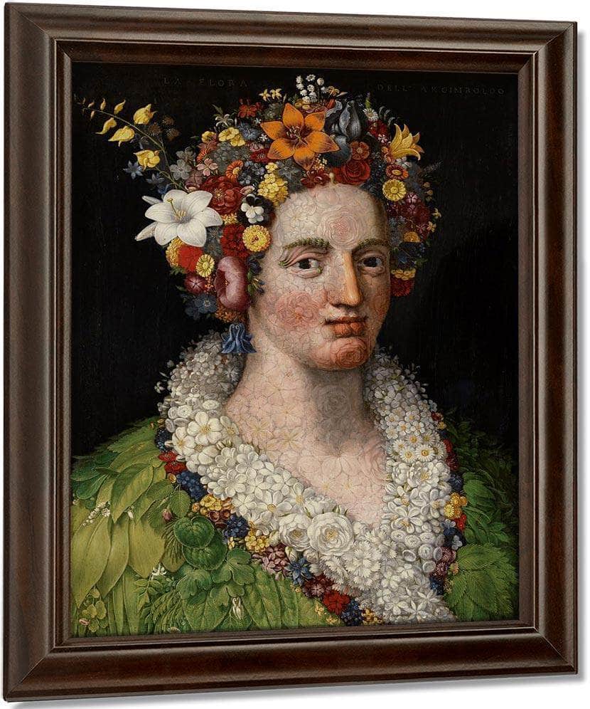Flora 1589 By Giuseppe Arcimboldo Fine Art Print