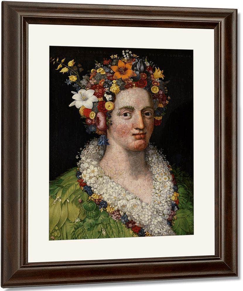 Flora 1589 By Giuseppe Arcimboldo Fine Art Print