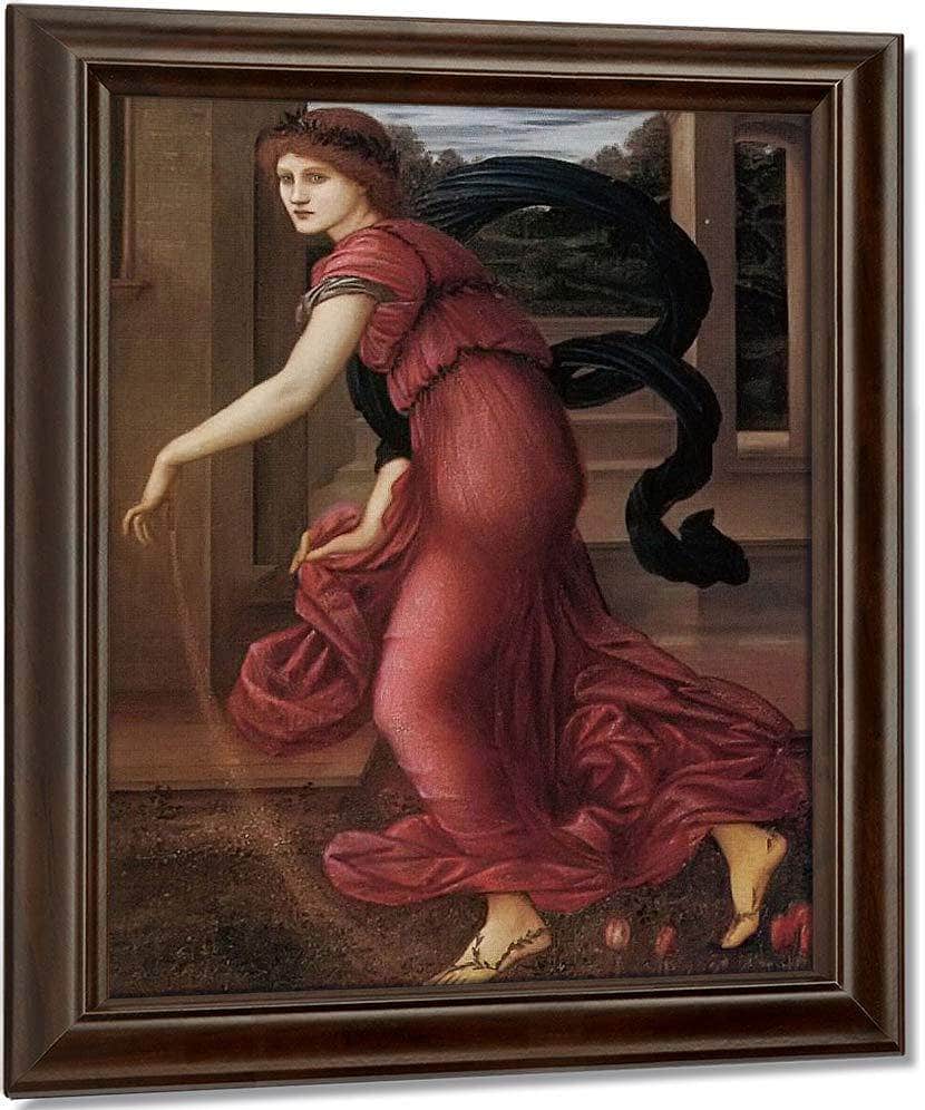 Flora  Spring By John Waterhouse Fine Art Print