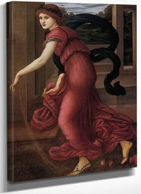 Flora  Spring By John Waterhouse Fine Art Print