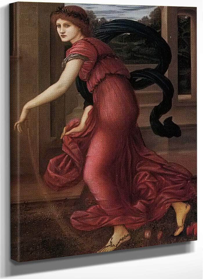 Flora  Spring By John Waterhouse Fine Art Print