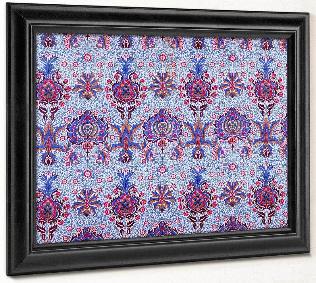 Floral Patterned Wallpaper By William Morris Fine Art Print