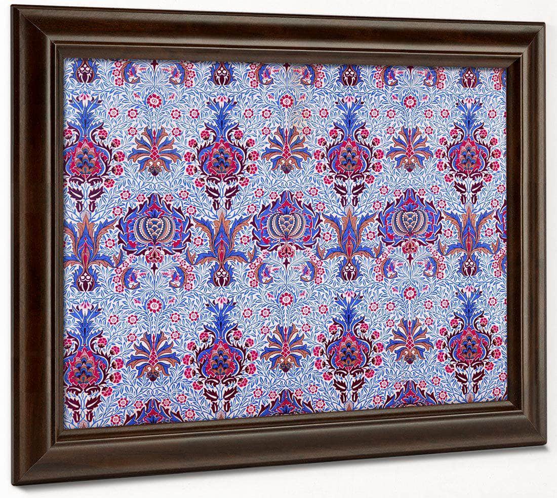 Floral Patterned Wallpaper By William Morris Fine Art Print