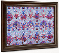 Floral Patterned Wallpaper By William Morris Fine Art Print