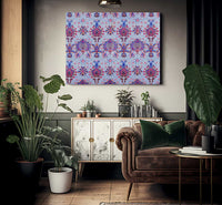 Floral Patterned Wallpaper By William Morris Fine Art Print