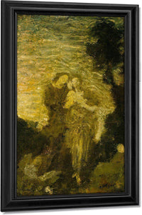 Florizel And Perdita By Albert Pinkhamryder Fine Art Print