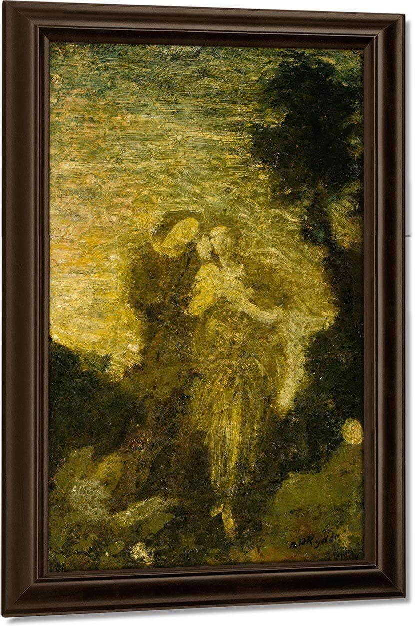 Florizel And Perdita By Albert Pinkhamryder Fine Art Print