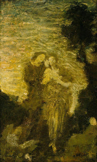 Florizel And Perdita By Albert Pinkhamryder Fine Art Print