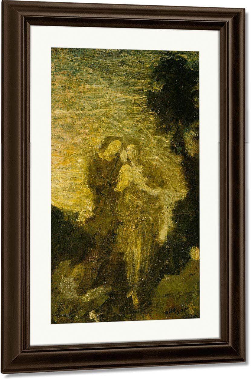 Florizel And Perdita By Albert Pinkhamryder Fine Art Print