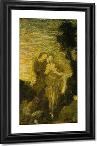 Florizel And Perdita By Albert Pinkhamryder Fine Art Print