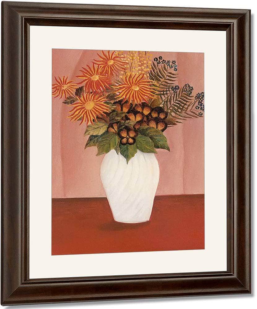 Flower 1895 1900 Fleurs By Henri Rousseau Fine Art Print