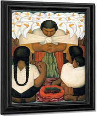 Flower Day Flower Festival By Diego Rivera Fine Art Print