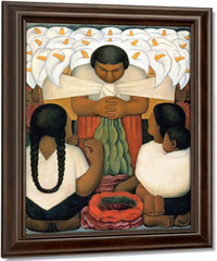 Flower Day Flower Festival By Diego Rivera Fine Art Print