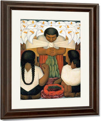Flower Day Flower Festival By Diego Rivera Fine Art Print
