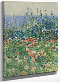 Flower Garden, Isles Of Shoals By Childe Hassam Fine Art Print