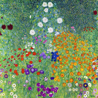 Flower Garden Painting Gustav Klimt Canvas Art Fine Art Print