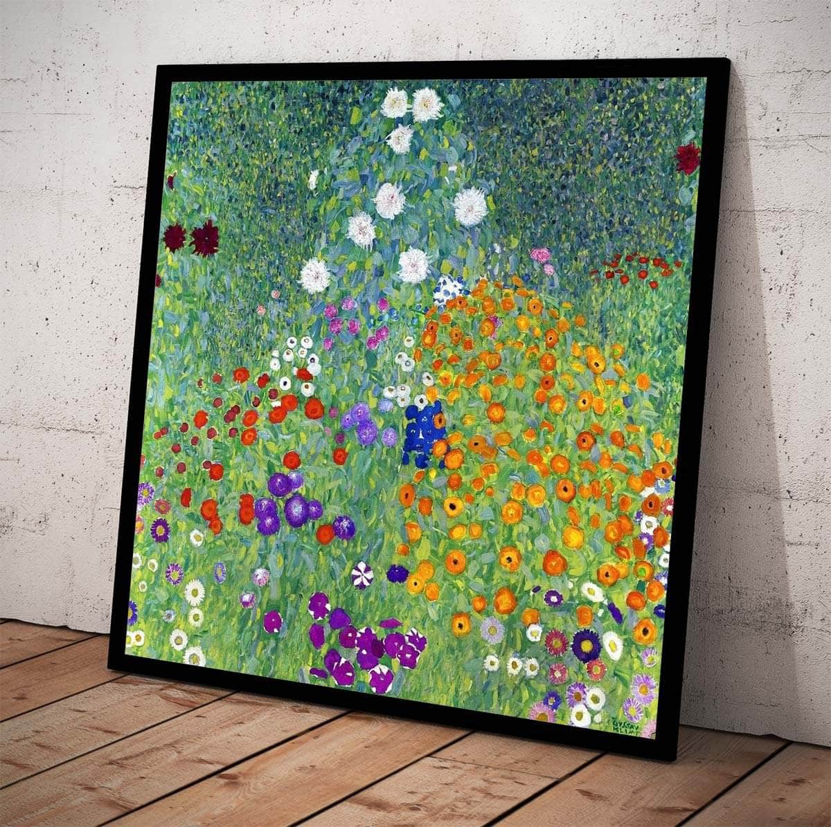 Flower Garden Painting Gustav Klimt Canvas Art Fine Art Print