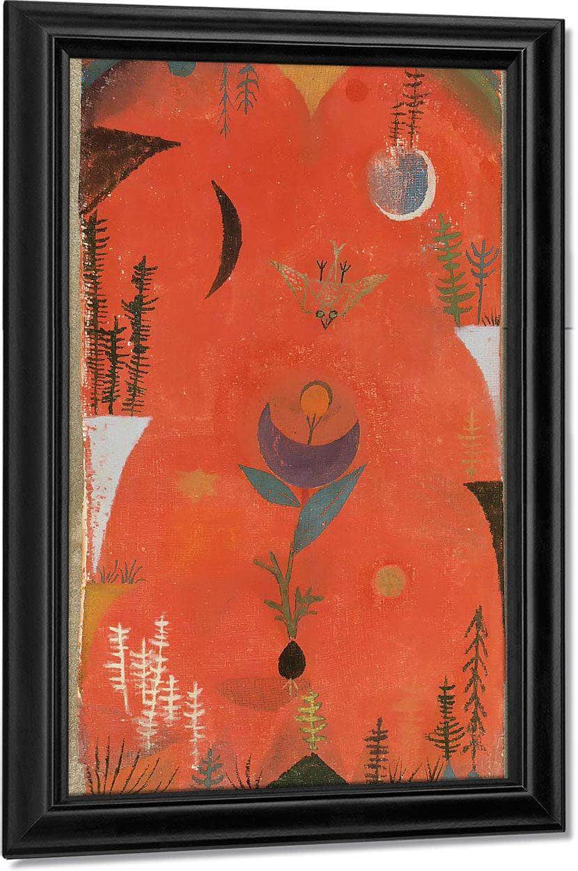 Flower Myth 1918 82 By Paul Klee Fine Art Print