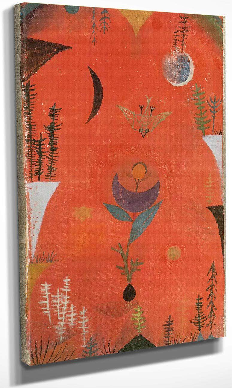Flower Myth 1918 82 By Paul Klee Fine Art Print