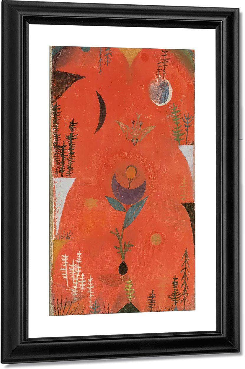 Flower Myth 1918 82 By Paul Klee Fine Art Print