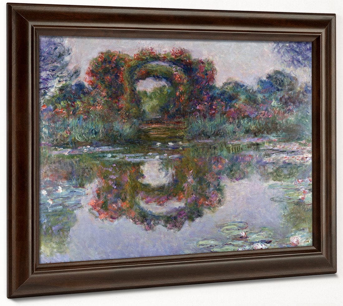 Flowering Arches, Giverny By Claude Monet Fine Art Print