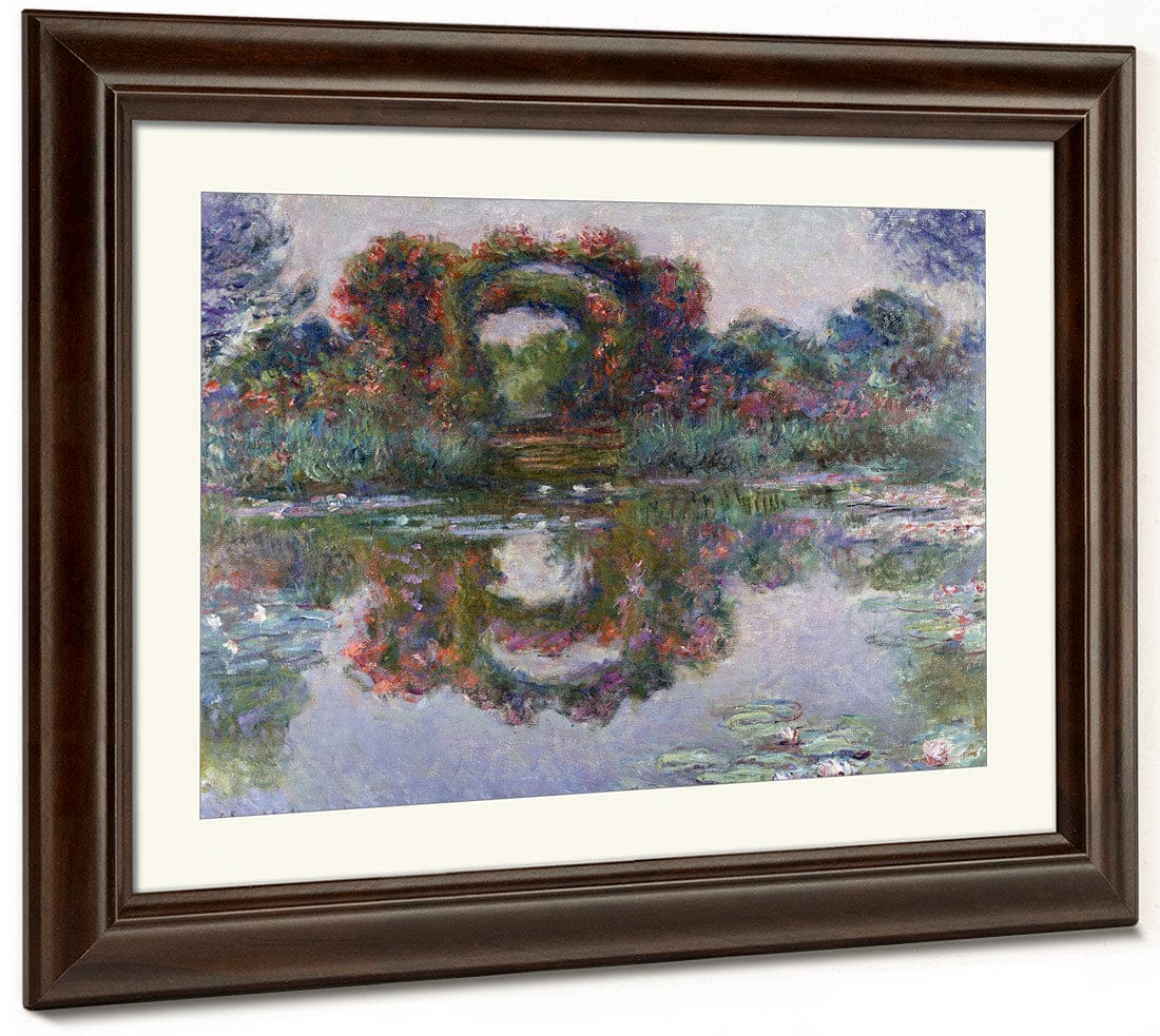 Flowering Arches, Giverny By Claude Monet Fine Art Print