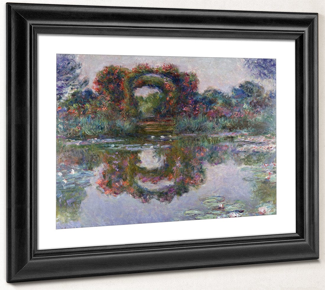 Flowering Arches, Giverny By Claude Monet Fine Art Print
