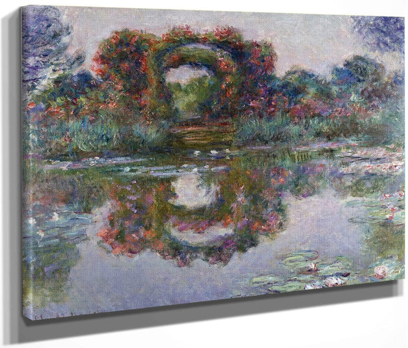 Flowering Arches, Giverny By Claude Monet Fine Art Print