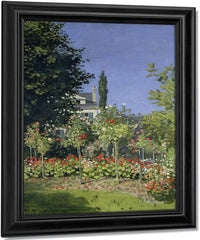Flowering Garden At Sainte Adresse By Claude Monet Fine Art Print