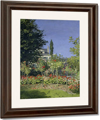 Flowering Garden At Sainte Adresse By Claude Monet Fine Art Print