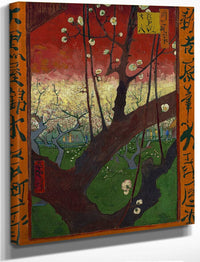 Flowering Plum Orchard  After Hiroshige By Vincent Van Gogh Fine Art Print