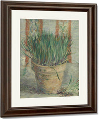 Flowerpot With Garlic Chives By Vincent Van Gogh Fine Art Print