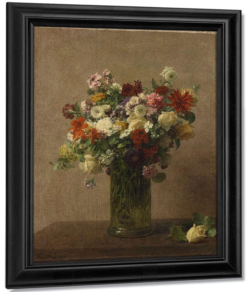 Flowers From Normandy By Henri Fantin Latour Fine Art Print