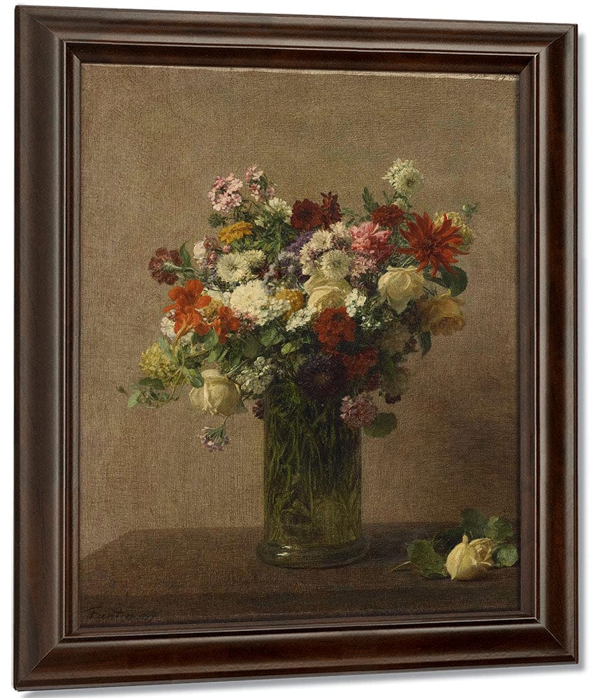 Flowers From Normandy By Henri Fantin Latour Fine Art Print