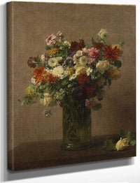 Flowers From Normandy By Henri Fantin Latour Fine Art Print