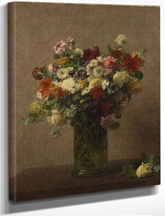 Flowers From Normandy By Henri Fantin Latour Fine Art Print