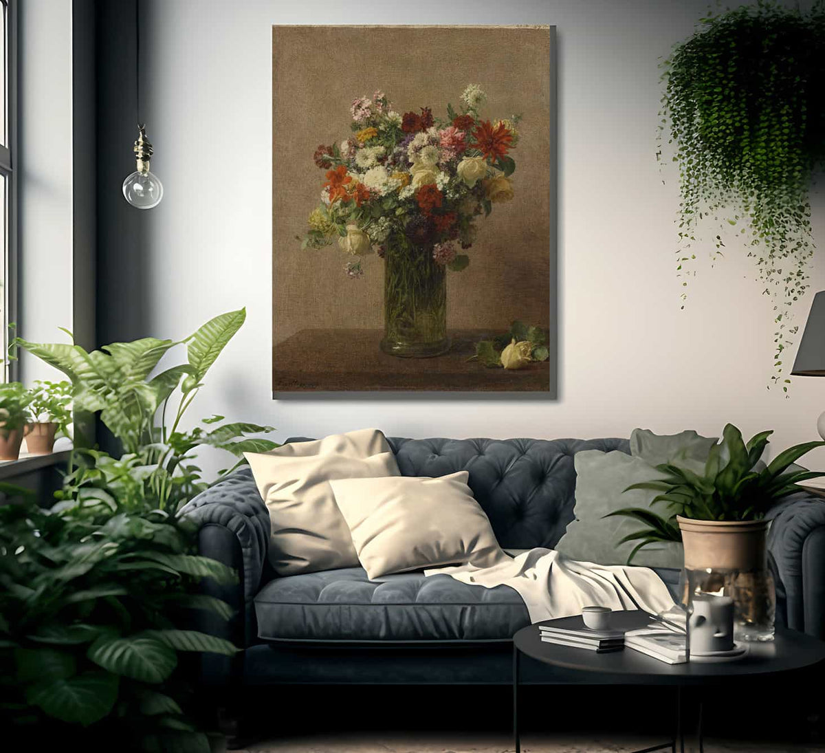 Flowers From Normandy By Henri Fantin Latour Fine Art Print
