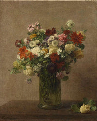 Flowers From Normandy By Henri Fantin Latour Fine Art Print