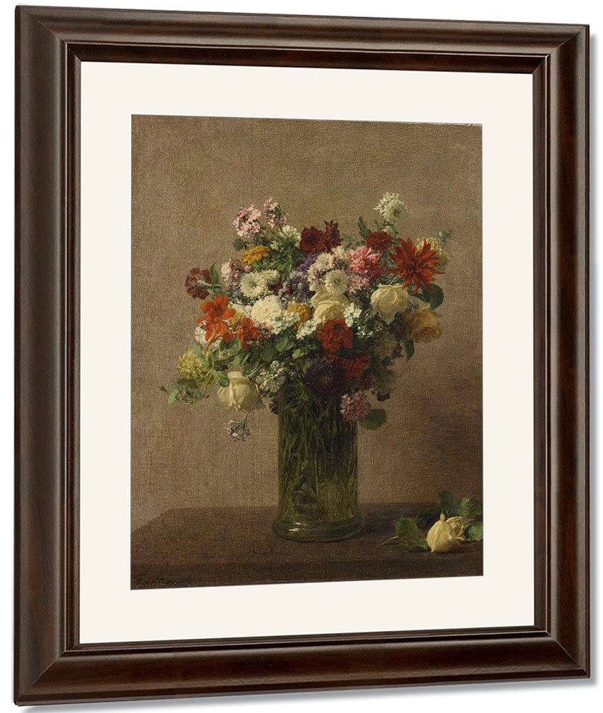 Flowers From Normandy By Henri Fantin Latour Fine Art Print